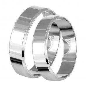 Обручальное кольцо из белого золота 4 мм TALANT КО 14-00 бз фото